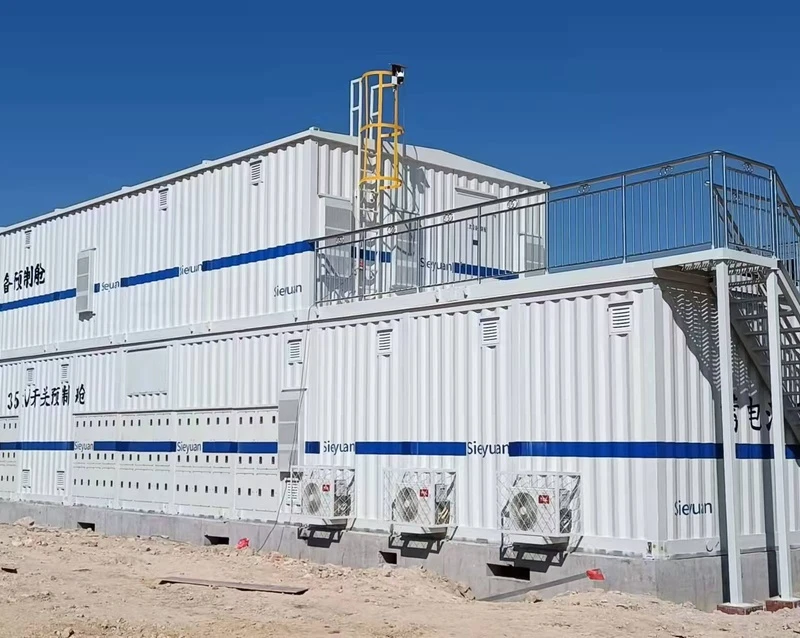 Cabinas prefabricadas para equipos el&eacute;ctricos de varios pisos