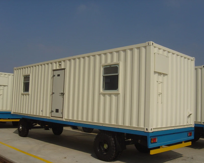 Cabina prefabricada montada en veh&iacute;culo